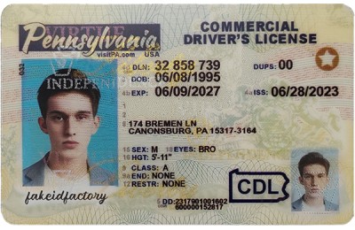 Fake Pennsylvania CDL