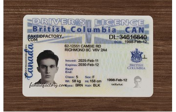 BRITISH COLUMBIA FAKE ID(2025 VERSION)
