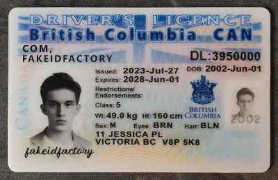 British Columbia Fake ID
