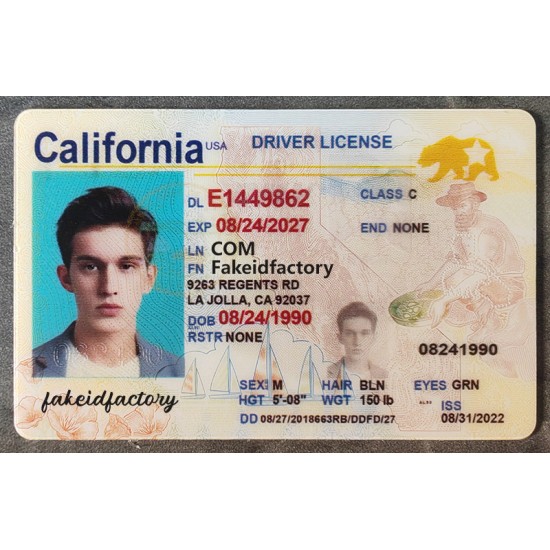 California scannable fake ids,scannable id cards,scannable ids
