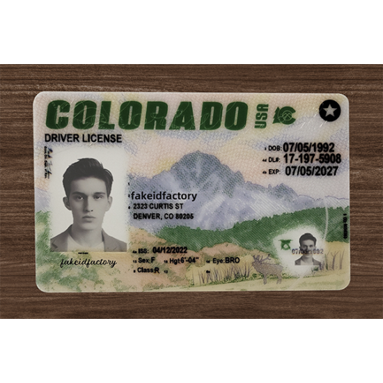 COLORADO FAKE DRIVER LICENSE