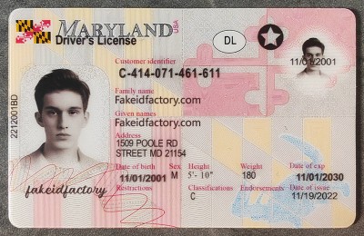 Maryland False ID