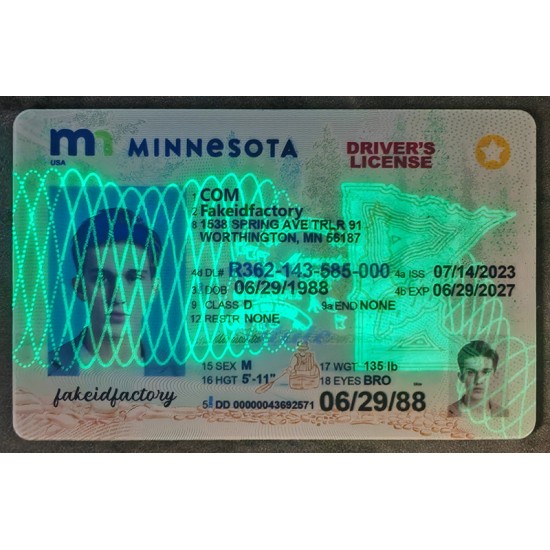 fake minnesota id,Scannable Driver Cards