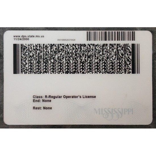 mississippi id card,Scannable Ids cards for sale