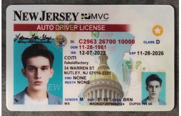New Jersey Fake ID