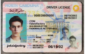North Carolina Fake ID